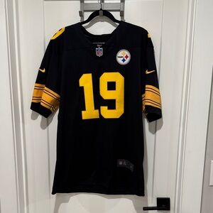 NFL Black On Field Steelers Jersey